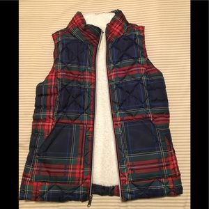 Sherpa-Lined Puffer Vest